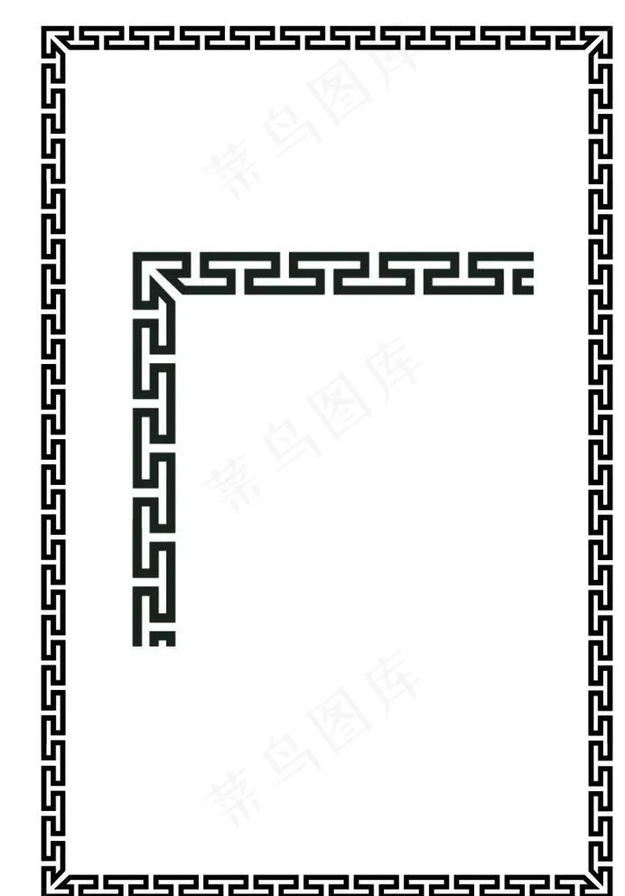 矢量边框万不断图片cdr矢量模版下载