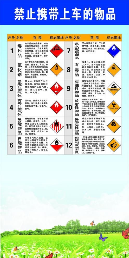 禁止携带广告图片cdr矢量模版下载