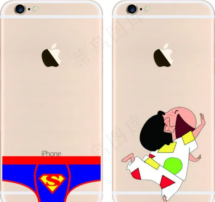 彩绘手机壳 iphone 时尚图片cdr矢量模版下载