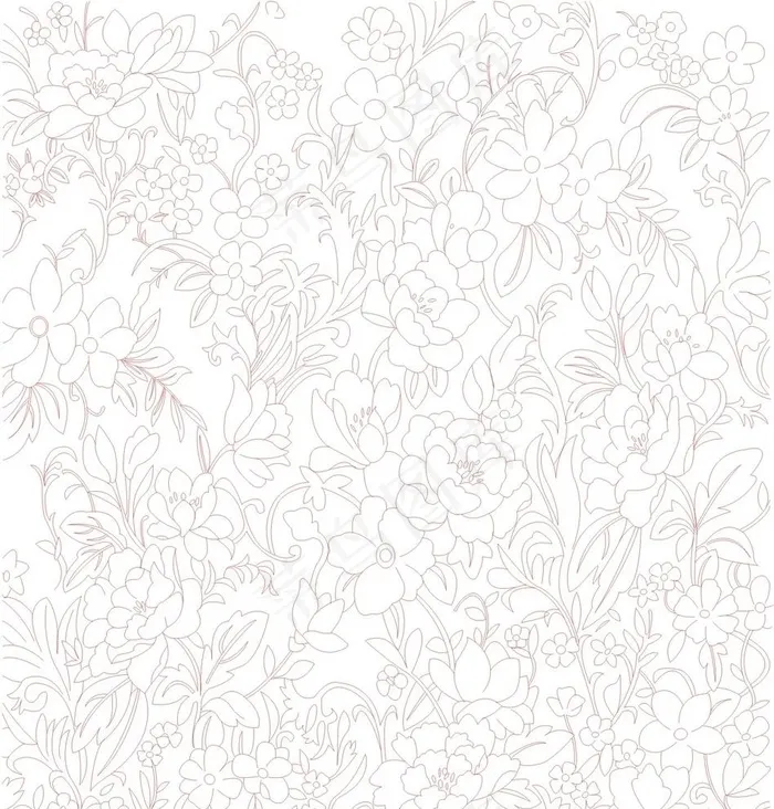 牡丹 花纹 背景 底纹 叶子图片