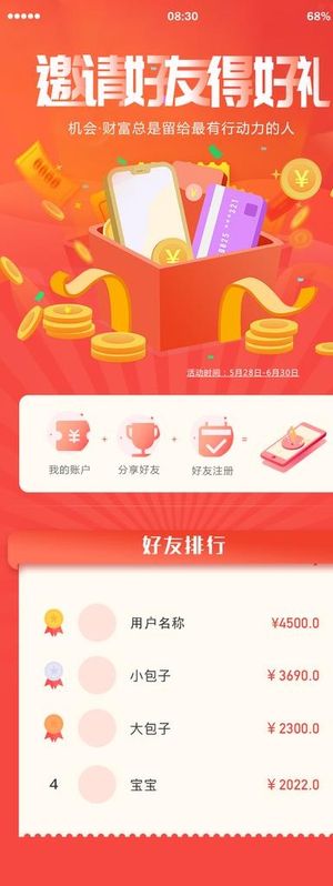 邀请好友得好礼图片