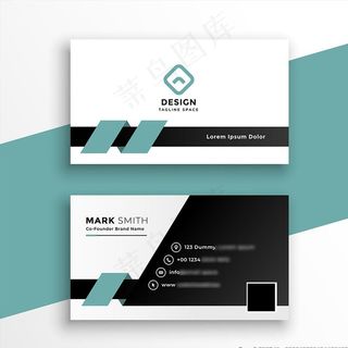 简约商务名片图片