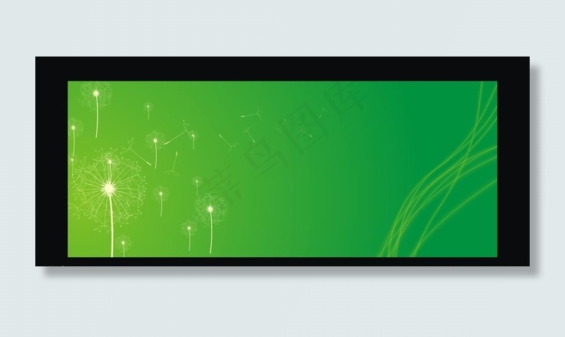 蓝绿色背景板图片