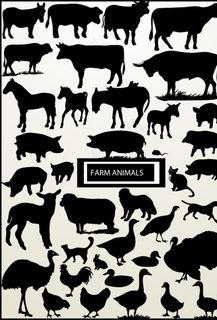 牲畜家禽剪影图片