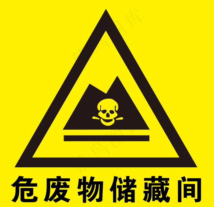 危废物储藏间标识牌图片