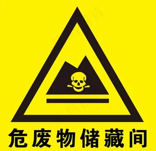 危废物储藏间标识牌图片