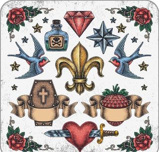 欧美纹身图案纹身设计图片