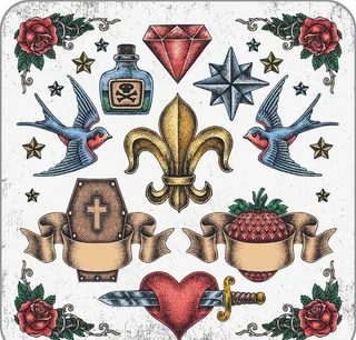 欧美纹身图案纹身设计图片