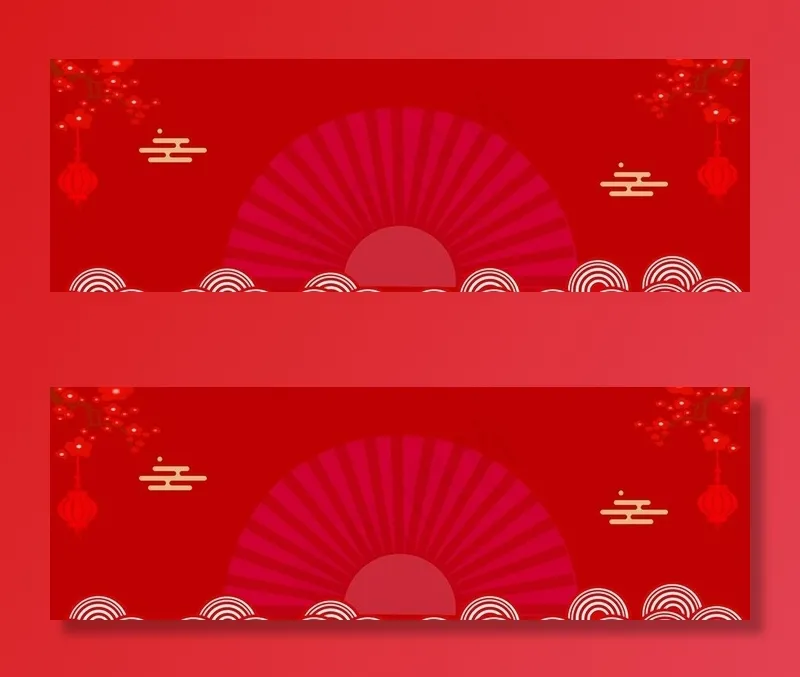 红色背景图片(1920X700(DPI:150))psd模版下载