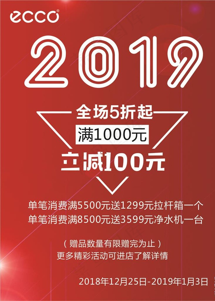 2019海报图片cdr矢量模版下载
