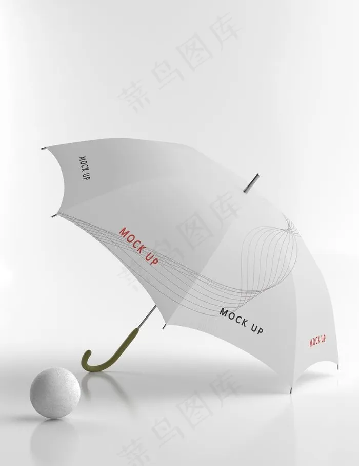 3D雨伞样机图片(2048X2738(DPI:300))psd模版下载