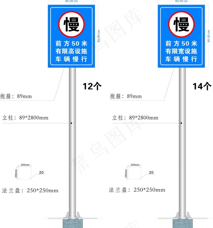 限速路牌图片cdr矢量模版下载