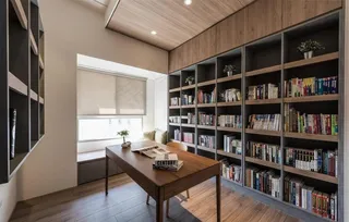 书房效果图图片