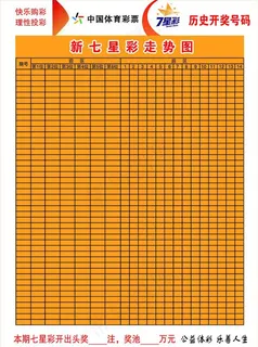 新七星彩走势图图片