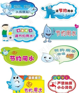 节约用水提示牌图片 节约用水提示牌图片