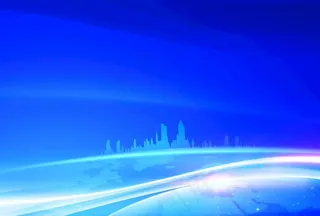 蓝科技色封面册子图片