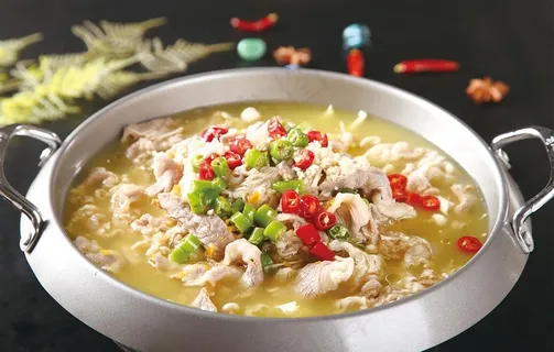 酸汤金针肥牛图片 酸汤金针肥牛图片