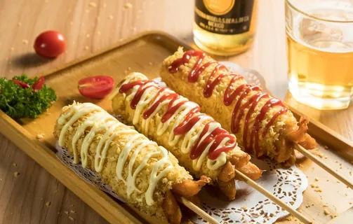 芝士热狗棒图片