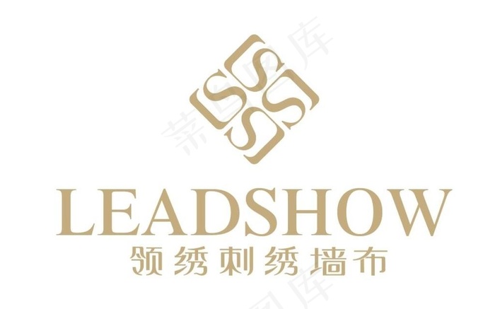 领绣刺绣墙布LOGO图片ai矢量模版下载
