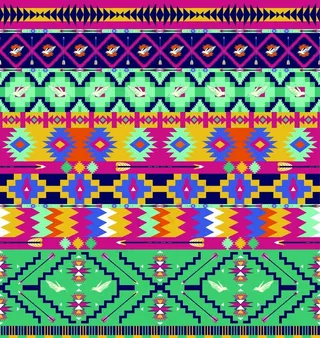 民族风印花图片