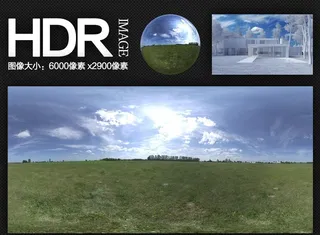HDR室外展开图图片