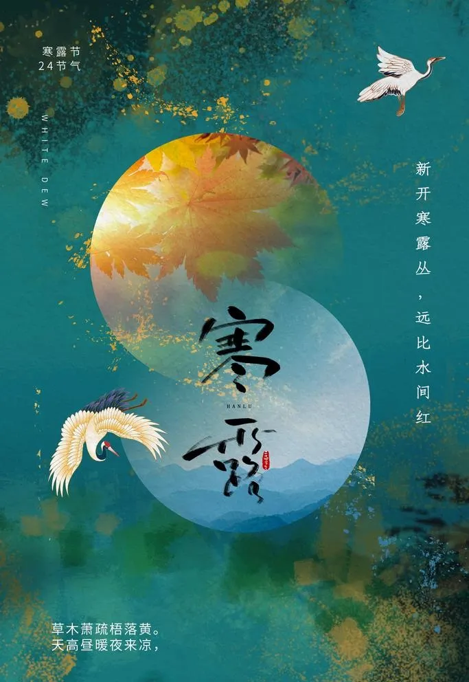 寒露图片(2362X3543(DPI:200))psd模版下载