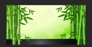 竹子海报图片
