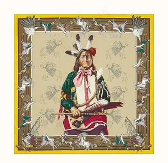 大牌 方巾 丝巾 数码印花 豹图片