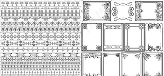 欧式花纹边框图片