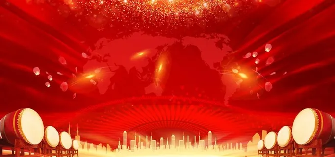 红色喜庆背景图片