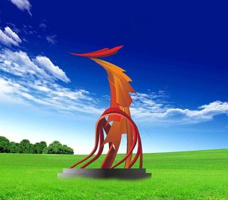 临沂凤凰广场 雕塑图片