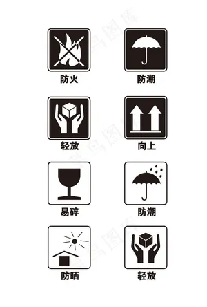 纸箱包装标识图片