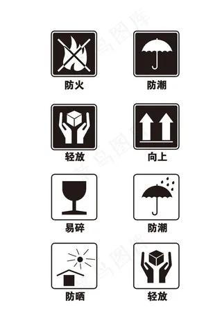 纸箱包装标识图片