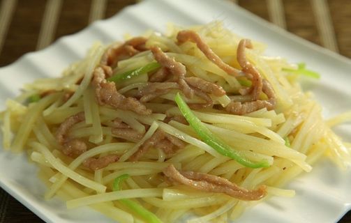 土豆肉丝图片