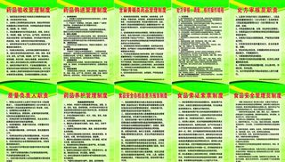 药店管理制度牌图片