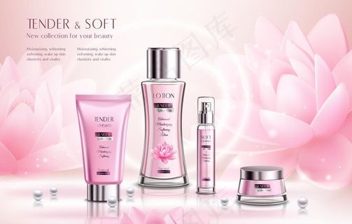 化妆品 护肤品 香水 美容广告图片