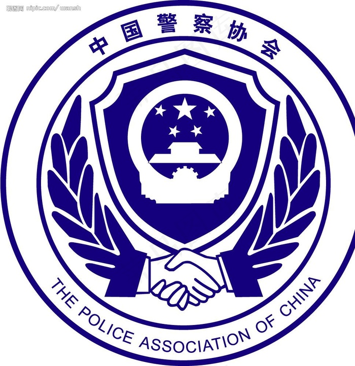 中国警察协会标图片cdr矢量模版下载