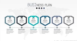 演示文稿流程步骤图表图片