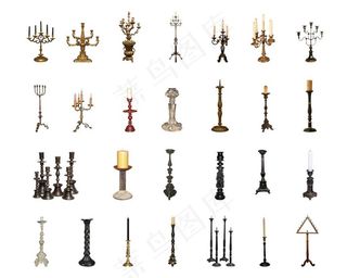 蜡烛烛台图片