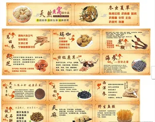 中药展板图片