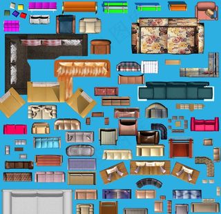 室内设计平面素材图片