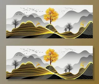山川装饰画图片 山川装饰画图片