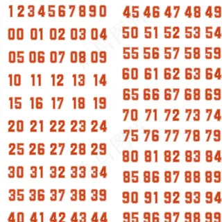 球服数字00-99图片