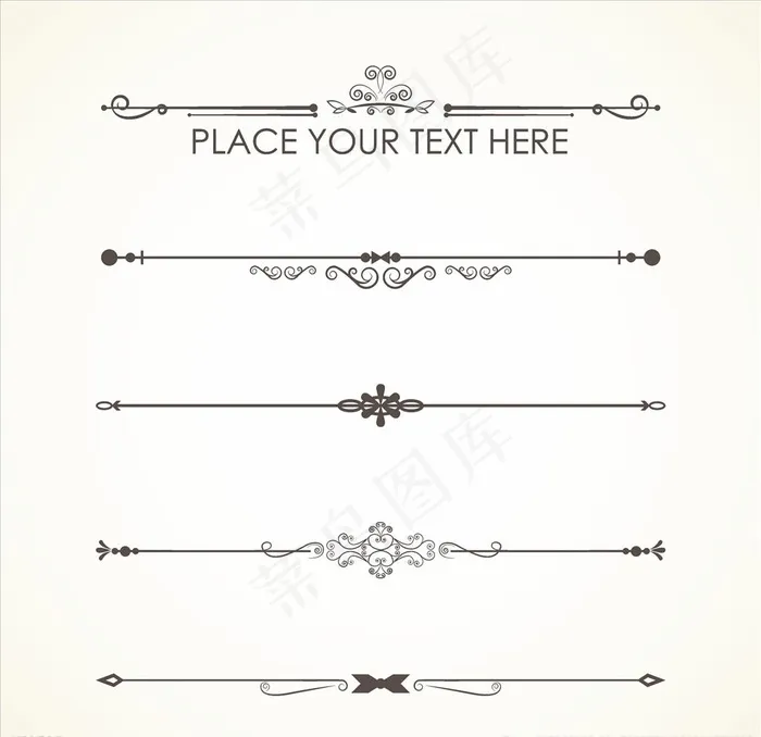 欧式花纹图片ai矢量模版下载