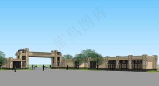 su小区入口设计图片