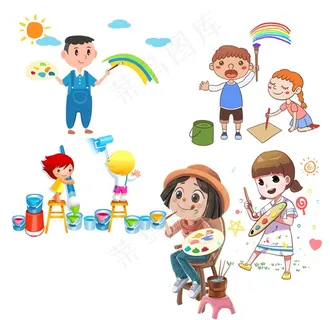 卡通绘画人物图片 卡通绘画人物图片