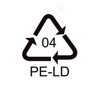 PE-LD回收标志图片
