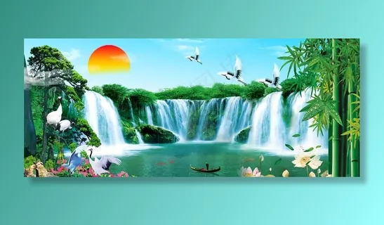 中堂风景画图片 中堂风景画图片