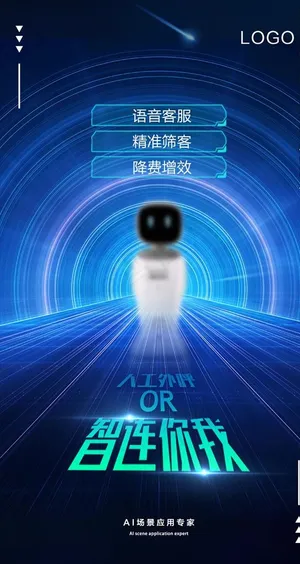 AI科技海报图片