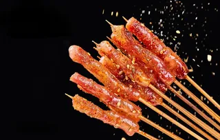 烤腊肠图片